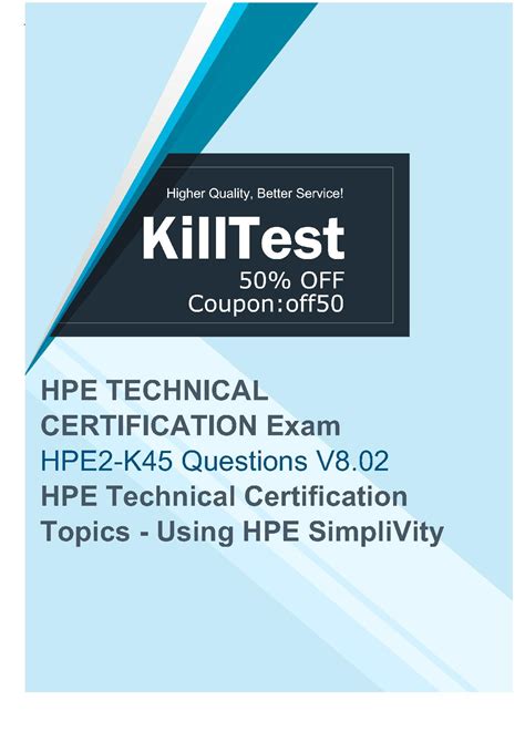 HPE2-K45 Prüfungsmaterialien
