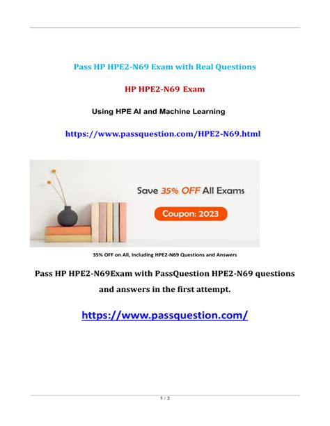 HPE2-N69 Online Test