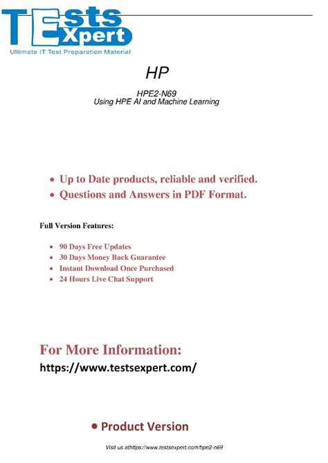HPE2-N69 PDF Demo