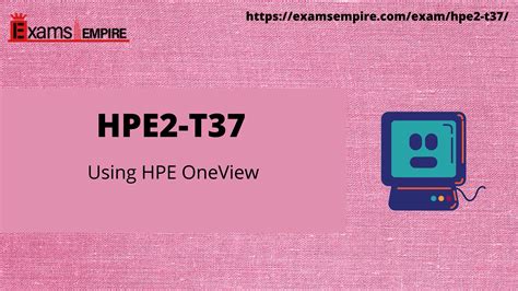 HPE2-T37 Lernressourcen
