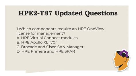 HPE2-T37 Schulungsunterlagen