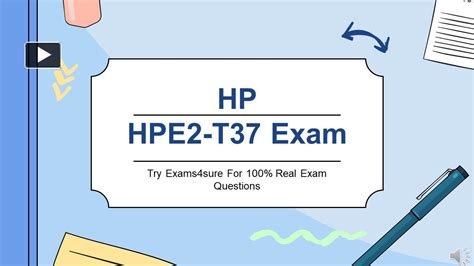 HPE2-T37 Test Dumps Free