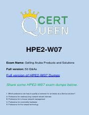 HPE2-W07 Prüfungsübungen