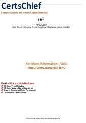 HPE2-W08 PDF Demo