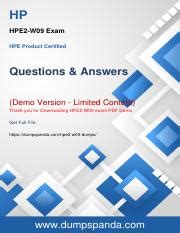 HPE2-W09 PDF