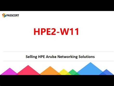 HPE2-W11 PDF Demo