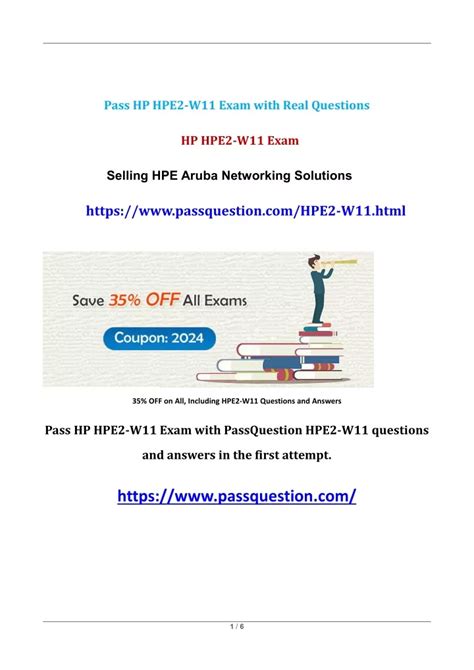 HPE2-W11 Testking