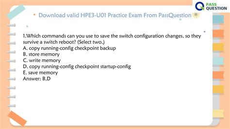 HPE3-U01 Online Tests