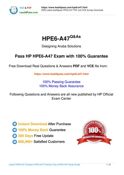 HPE6-A47 Exam