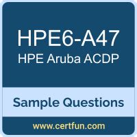 HPE6-A47 Zertifizierung