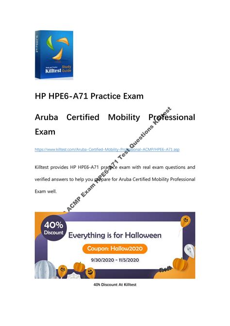 HPE6-A71 Exam Syllabus