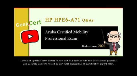 HPE6-A71 Zertifizierung