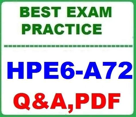 HPE6-A72 PDF Testsoftware