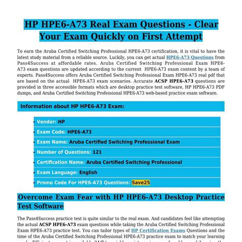 HPE6-A73 Examsfragen