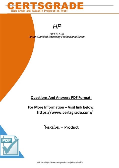 HPE6-A73 Prüfungs Guide
