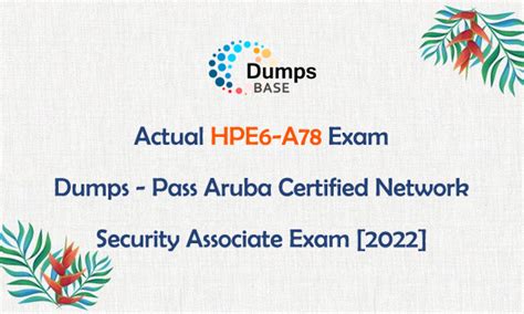 HPE6-A78 Dumps