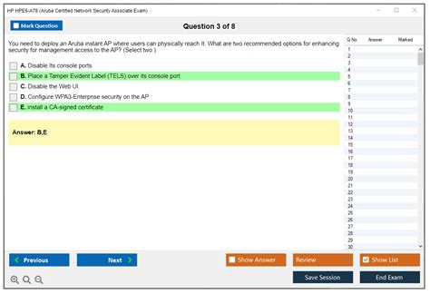 HPE6-A78 Simulationsfragen