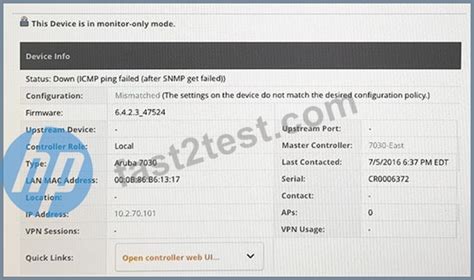 HPE6-A78 Tests