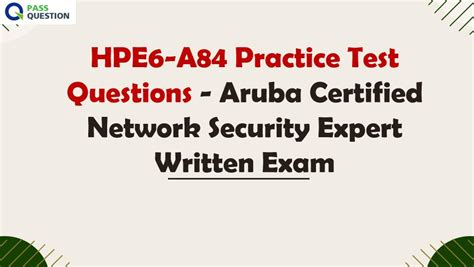 HPE6-A84 Echte Fragen