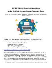 HPE6-A85 Prüfungsübungen