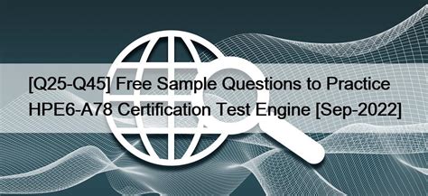 HPE6-A86 Testing Engine