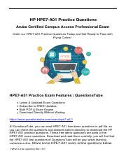 HPE7-A01 Pruefungssimulationen