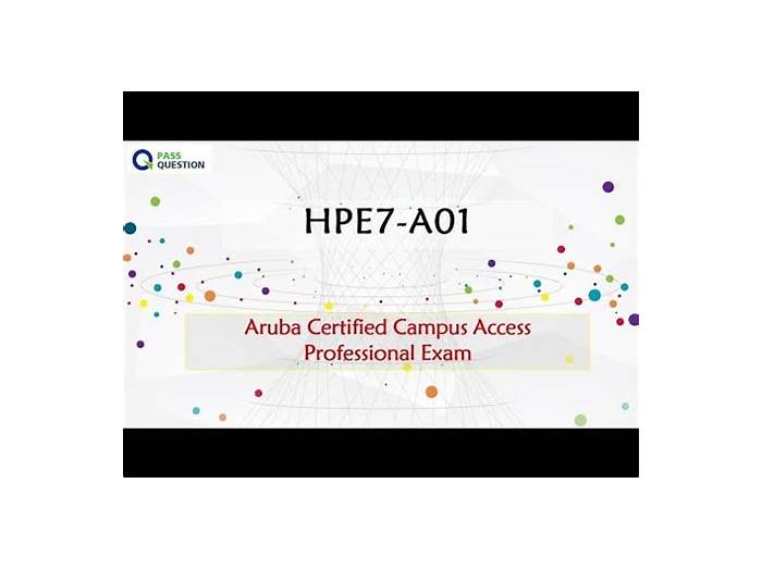 HPE7-A01 Tests