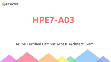 HPE7-A03 Prüfungs