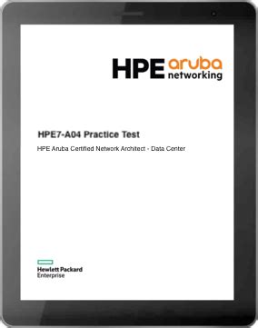 HPE7-A04 Ausbildungsressourcen
