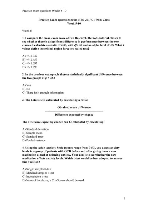 HPS201 - Week 1-3: Intro to Statistics, Variables & Hypothesis Testing - coolestguyplanet.net