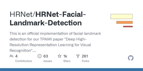 HRNet/HRNet-Facial-Landmark-Detection - GitHub - coolestguyplanet.net