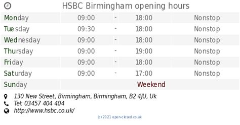 HSBC in Birmingham Coleshill – Opening times & address – …