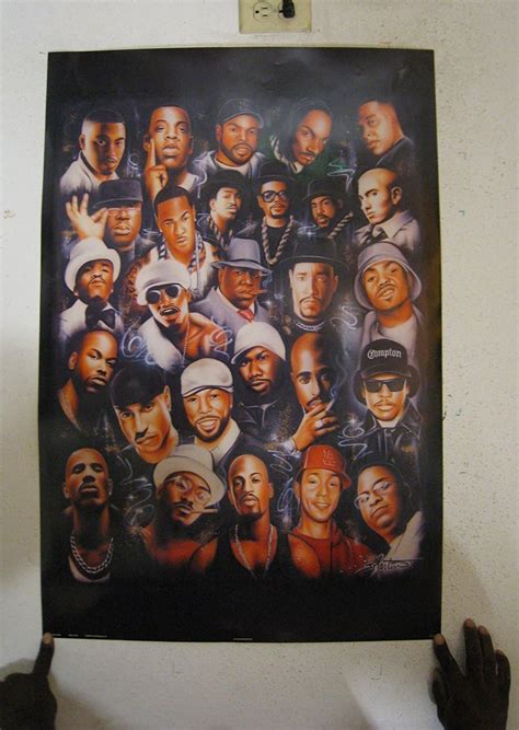 HSE (24x36) Rap Legends (Rapper Collage) Music Poster Print