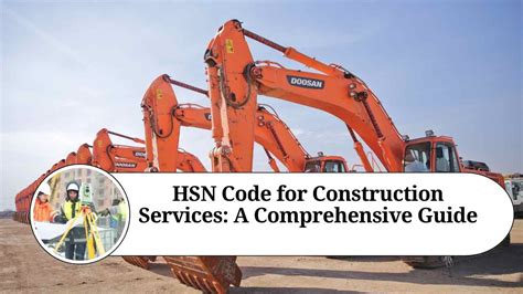 HSN Code for Construction Equipment in India - Export Genius