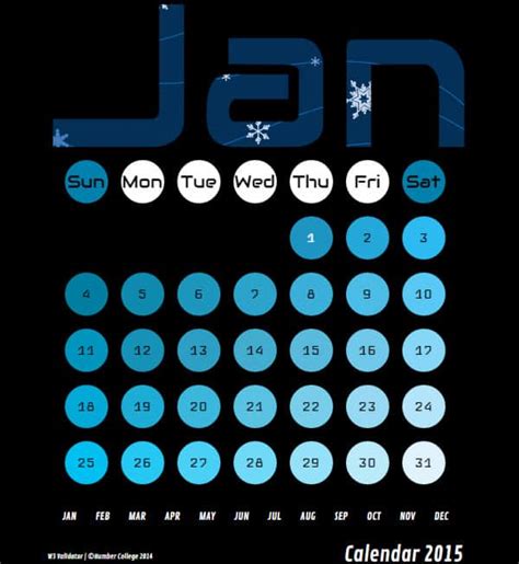 HTML Calendar Templates Word Excel Samples