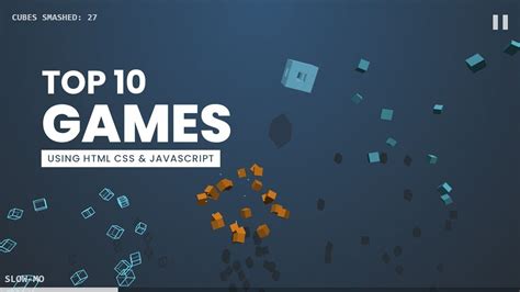 HTML Games with Source Code Top 15 HTML5 and JavaScript Games