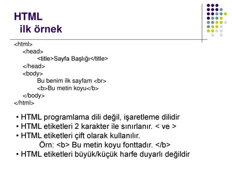 HTML Programlama Dili K-kudo.