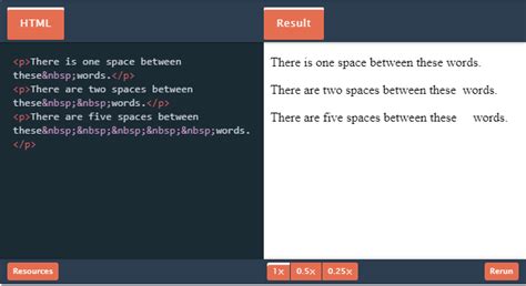 HTML Space – How to Add a Non-breaking Space with the.
