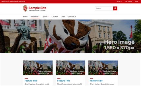 HTML Templates Brand and Visual Identity UWMadison