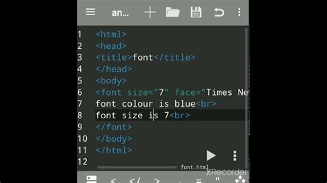 HTML Tutorial 4 How To Change Font Size and Font Faces YouTube