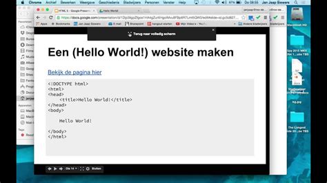 HTML tags uitleg
