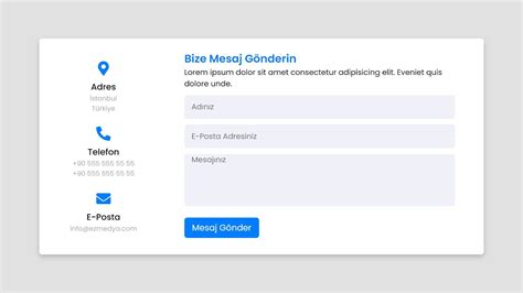 HTML ve CSS'de Responsive Bize Ulaşın Formu YouTube. 