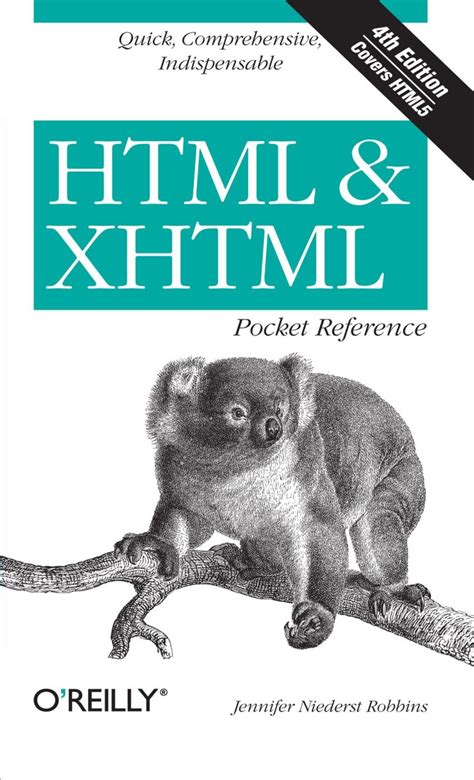 Read Online Html  Xhtml Pocket Reference Quick Comprehensive Indispensible By Jennifer Niederst Robbins