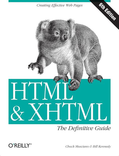 Full Download Html  Xhtml The Definitive Guide By Chuck Musciano