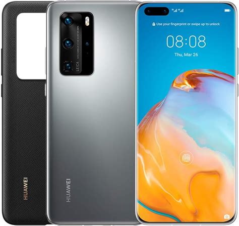 HUAWEI P40 Pro 256 GB 6.58 Inch Smartphone Bundle with PU …