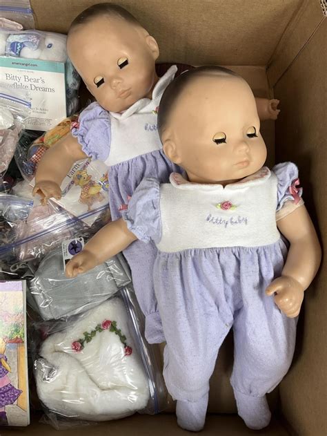 HUGE Lot 2 AMERICAN GIRL 4 BITTY BABY DOLLS, …