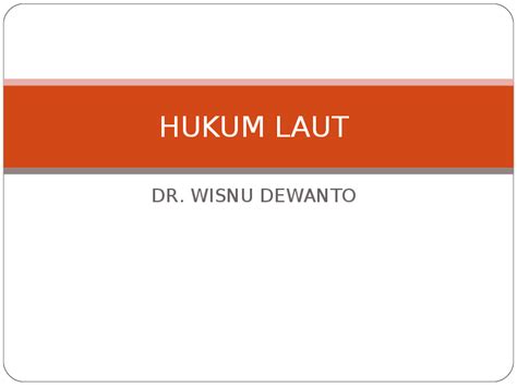 HUKUM LAUT - Jenderal Soedirman University - wintechmobiles.com