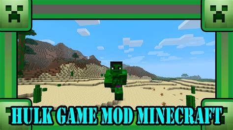HULK Minecraft Mod PE SMASH APK Download for Android 