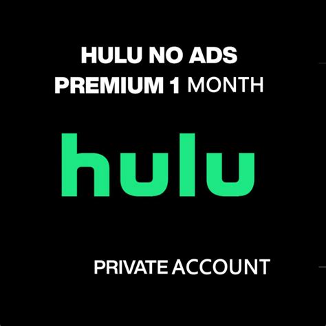 HULU (NO ADS) 2 MONTH ★PRIVATE ACCOUNT★ SAVE 90%