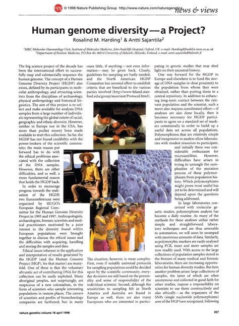 Human Genome Diversity Project - wintechmobiles.com